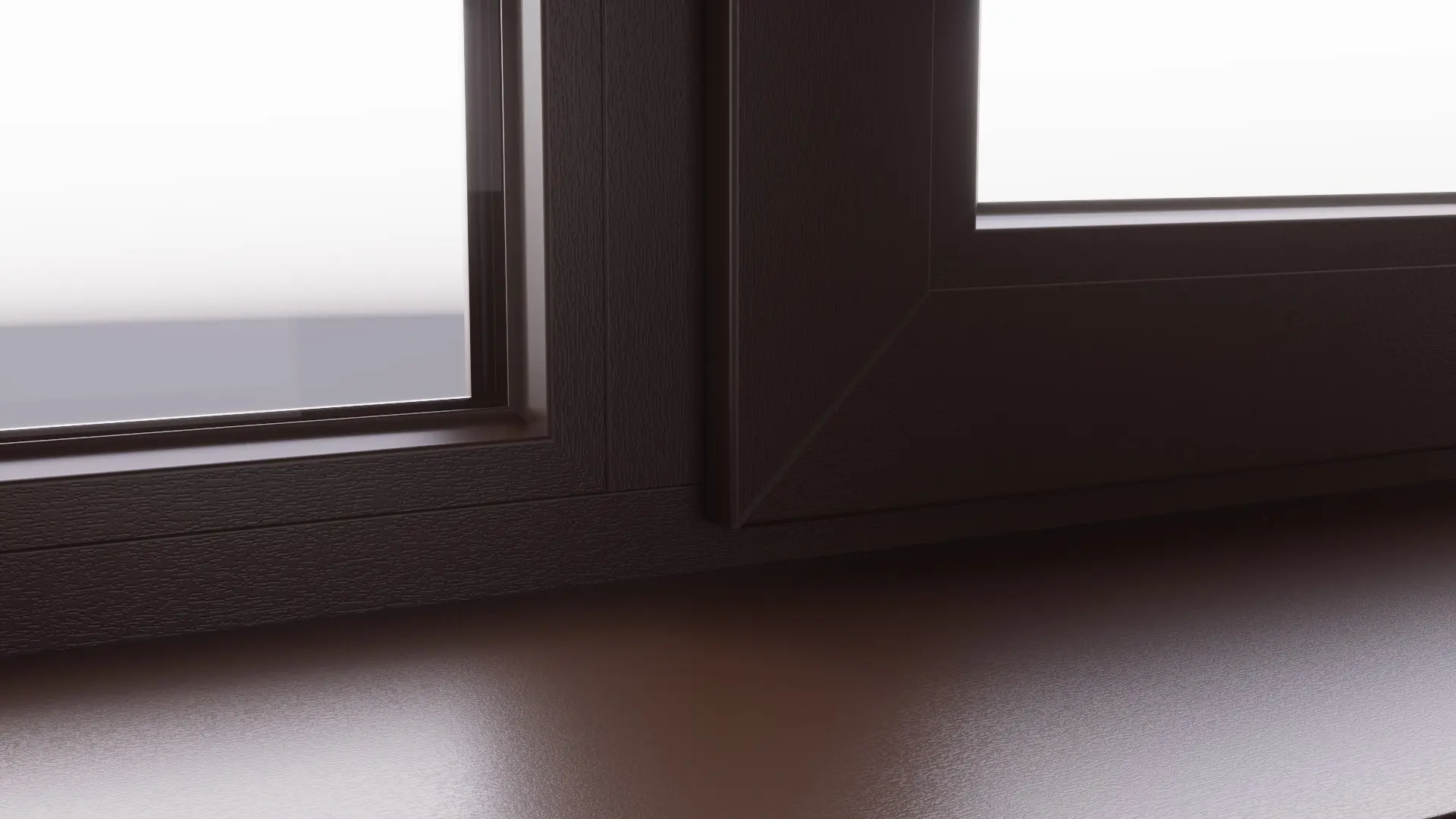 Демонстрация окна Melke с покрытием Cool Colours