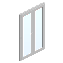 Дверь двухстворчатая 