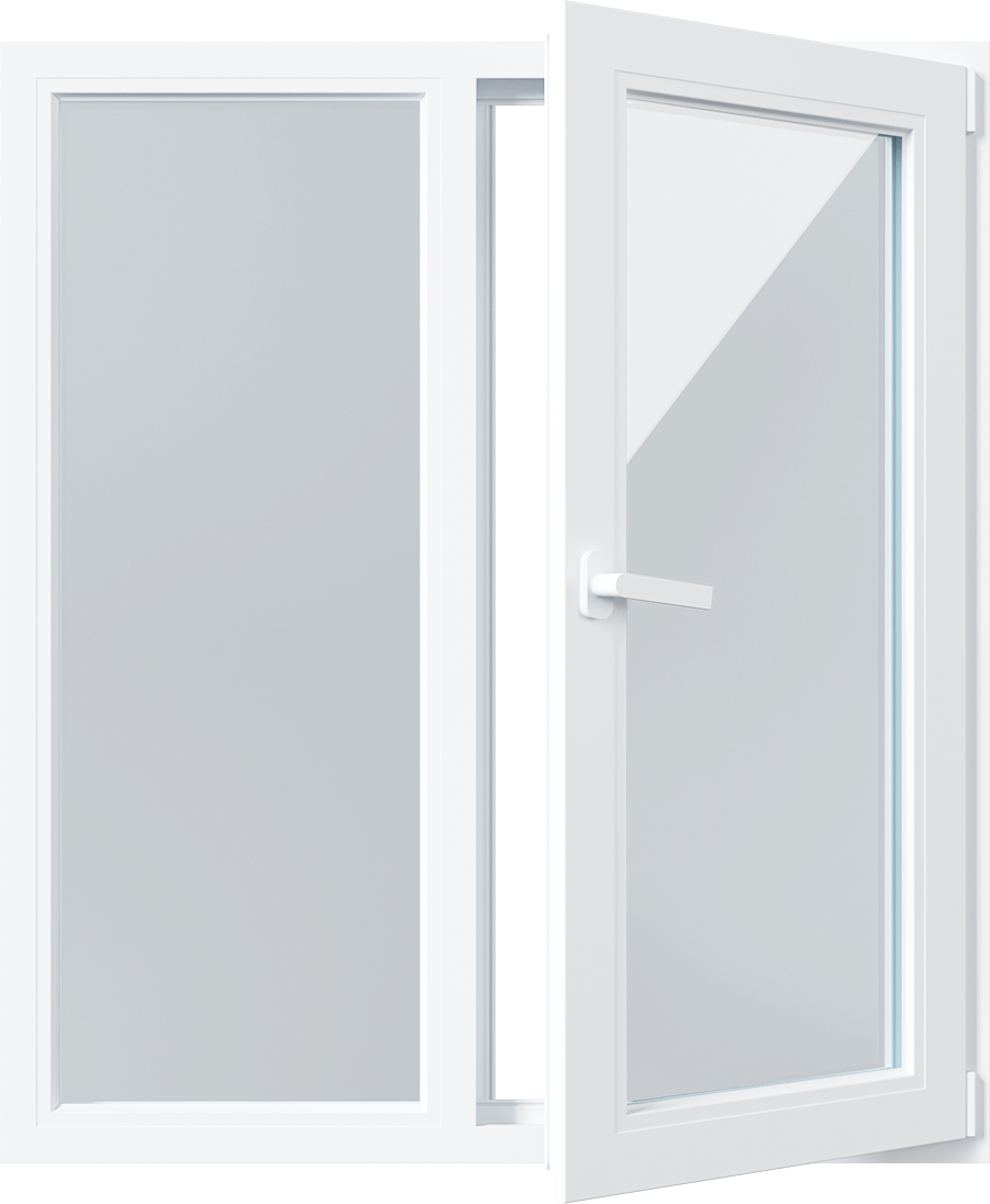 Двустворчатое окно 1450×1440