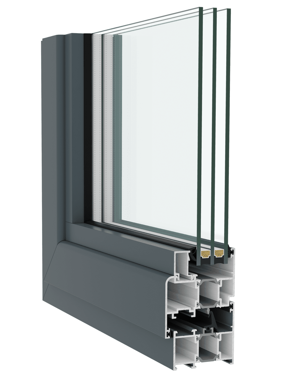 ОКНА Alutech ALT W62