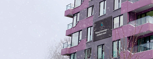 Баннер с акцией Tёплый монтаж.